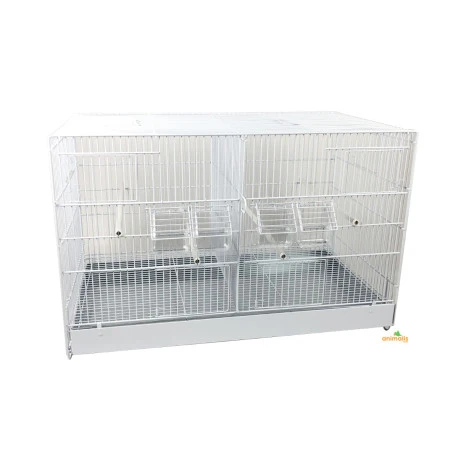 Cage Domus-Molinari 71cm Laquée En Blanc