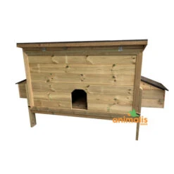 Poulailler En Bois - 165x85x120 Cm